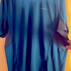 Blue Eddie brown T shirt